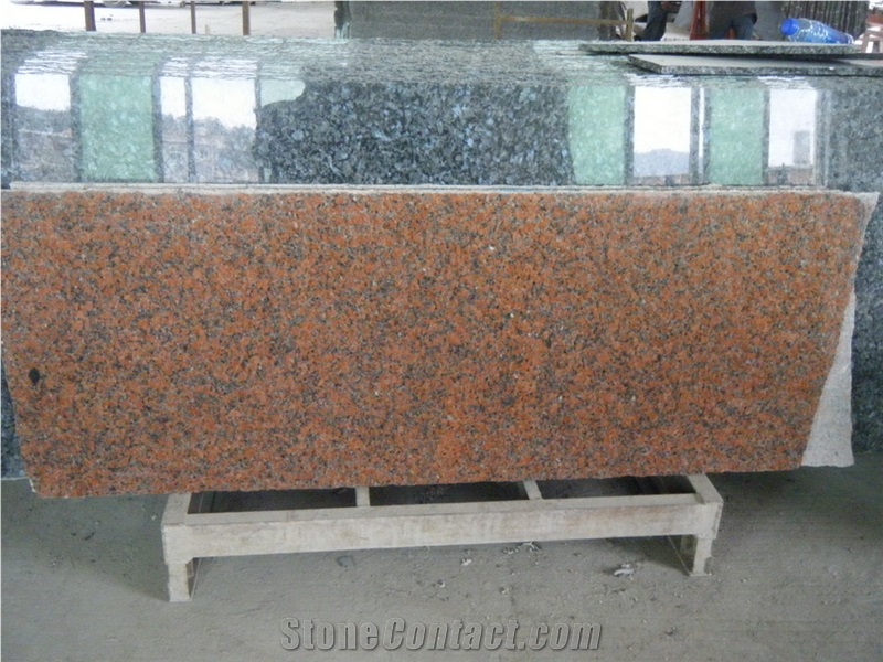 Dark Rideau Red Granite Tile, Canada Red Granite
