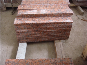 Dark Rideau Red Granite Tile, Canada Red Granite