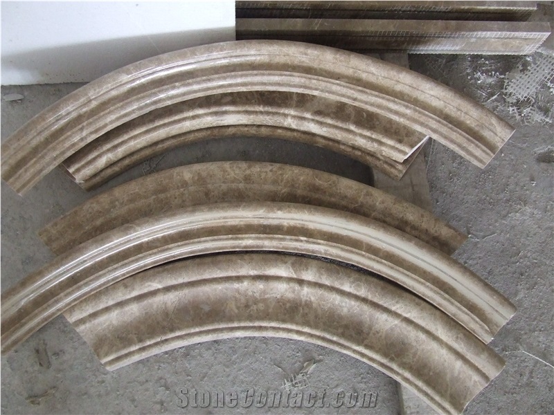 Emperador Light Brown Marble Molding & Border