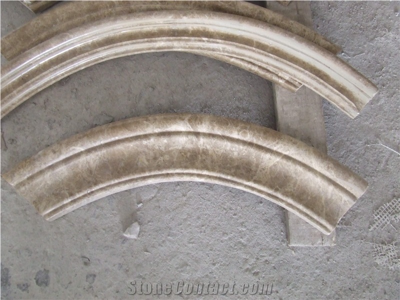 Emperador Light Brown Marble Molding & Border