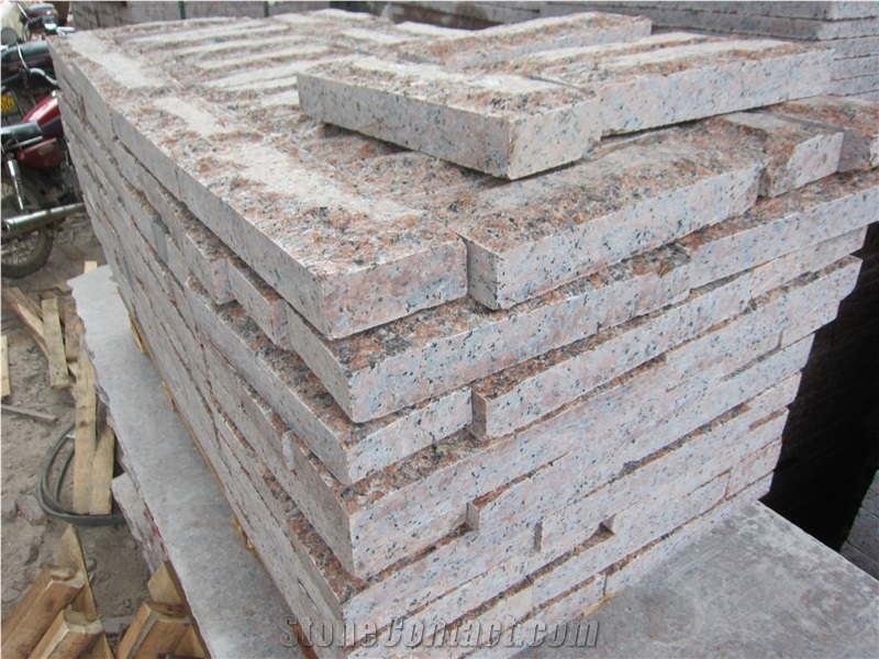 G562 Maple Leaf Red Granite Natural Split Stone for Wall Cladding, G562 Granite Building & Walling