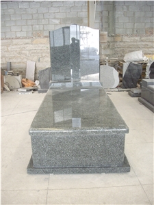 G654 Granite Spanish Style Tombstone & Monument