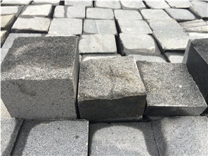 G654 Grey Granite Cube Stone,Natural Split Cubic Stone