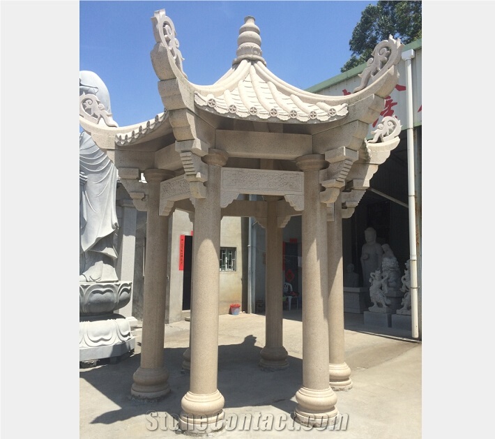 G682 Granite Gazebo,Garden Stone Gazebo