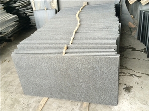 G684 Black Basalt Flamed Slabs&Tiles