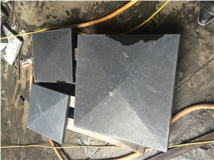 G684 Black Basalt Honed Pier Cap