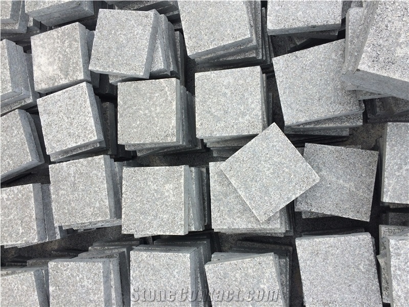 G684 Granite Flamed Tile,Flamed Paving Stone