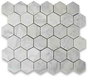 Hexagon Marble Floor Tile Pattern