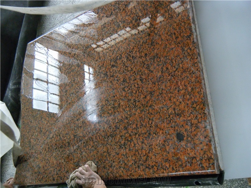 Light Rideau Red Granite Tile, Canada Red Granite