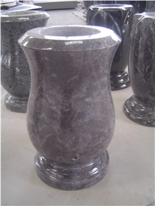Shanxi Black Granite Monumental Vases,Flower Holder