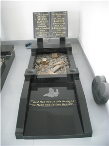 Shanxi Black Granite Tombstone,British Style Tombstone & Monument