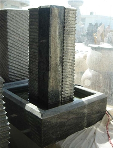 Square Fountain Basin,Sink Fountain, G654 Black Granite Fountain