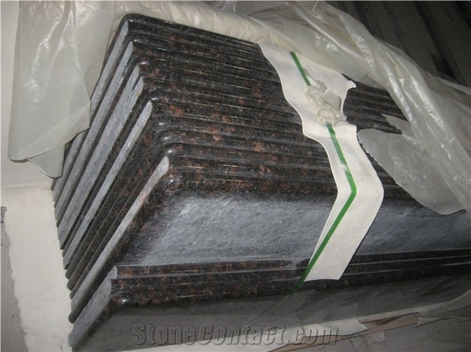 Tan Brown Granite Kitchen Countertop