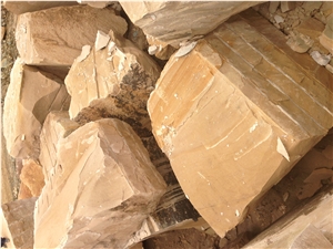 Teak Wood Sanstone Block