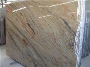 Tiberious Granite Slab, Brazil Yellow Granite