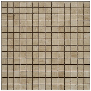 Travertino Beige Mosaic Tile