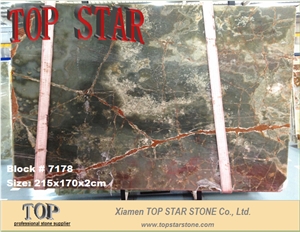 Pakistan Dark Green Onyx Slab