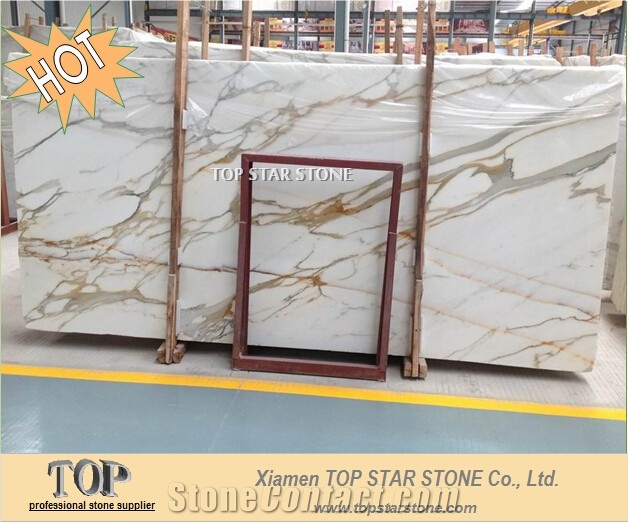 White Dolomite Marble Calacata Gold