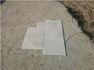 White Travertine French Pattern Set