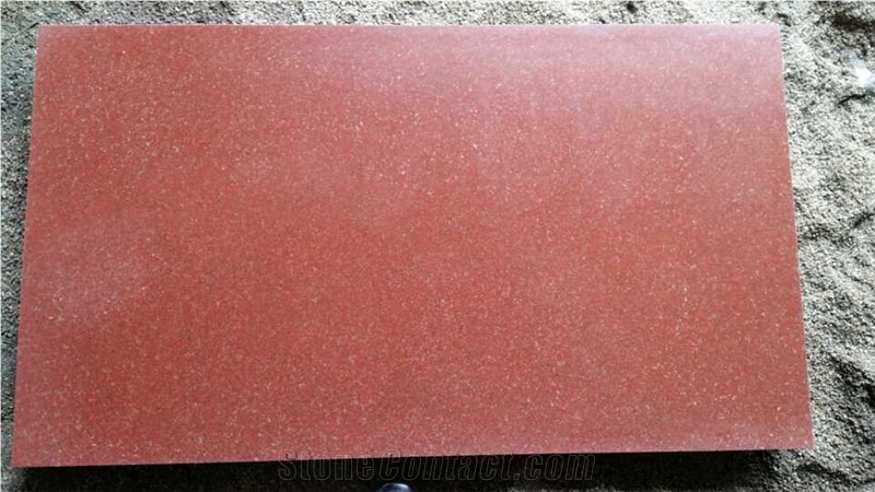 Asia Red Granite Paving Stone,Cobble Stone