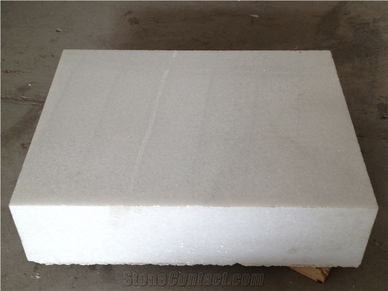 China Nice Crystal White Marble Blocks