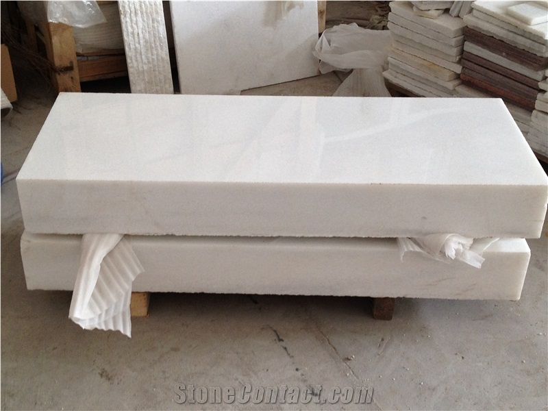 China Nice Crystal White Marble Blocks