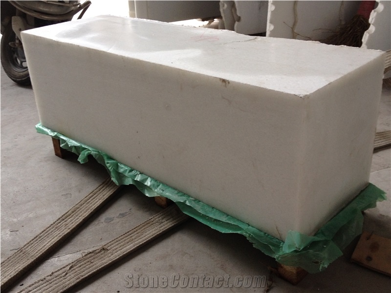 Crystal White Marble Cube,China White Marble Blocks