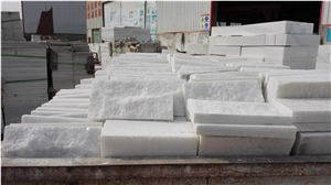 Luxury White Split Marble Mushroom Stone