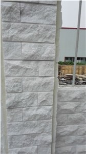 Luxury White Split Marble Mushroom Stone
