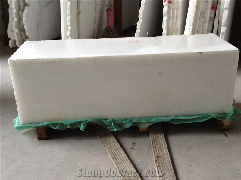 Sichuan Crystal White Marble Thick Tile
