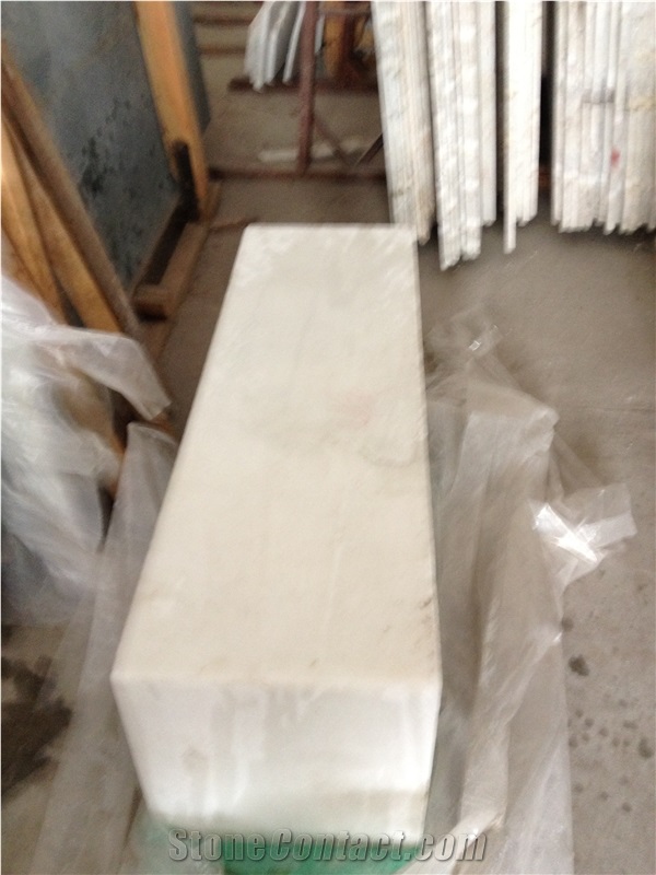Sichuan Crystal White Marble Thick Tile