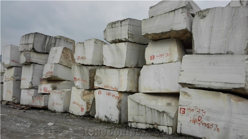 Sichuan White Marble Block