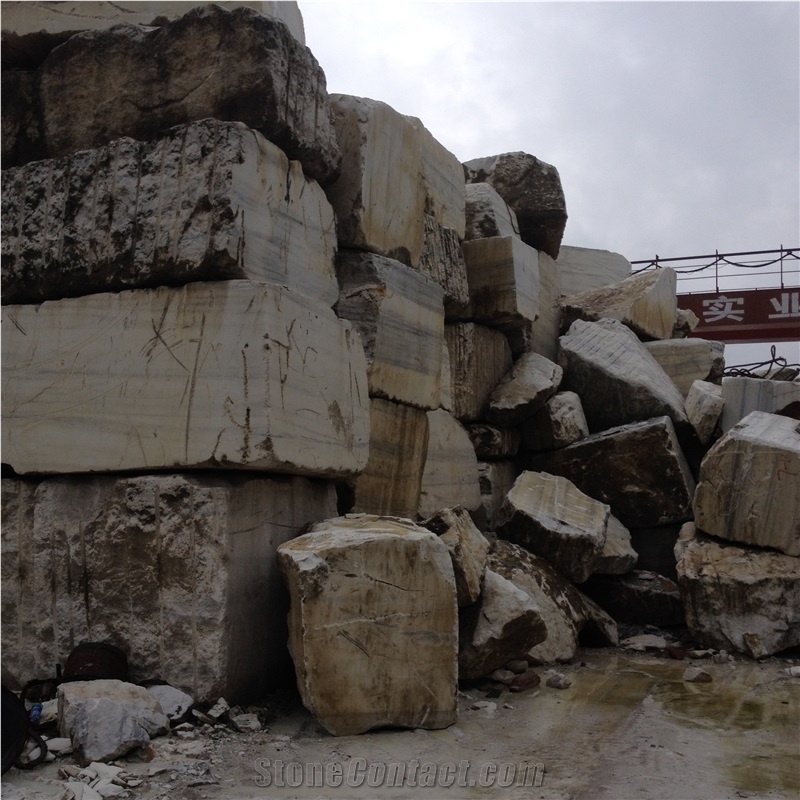 Yaan White Marble Block, China White Marble