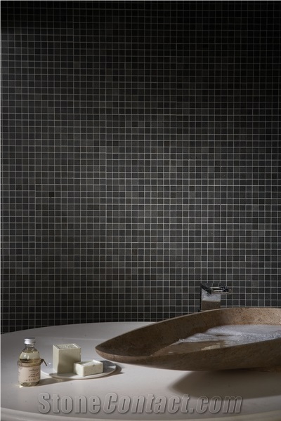 Basalt Mosaic with Half Jet Basin