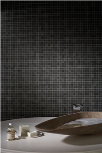 Basalt Mosaic with Half Jet Basin
