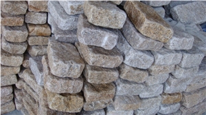 Tumbled Yellow Misty G682 Granite Natural Stone Cubic Pavers Tumbled Yellow Misty G682 Granite Natural Stone Cubic Pavers