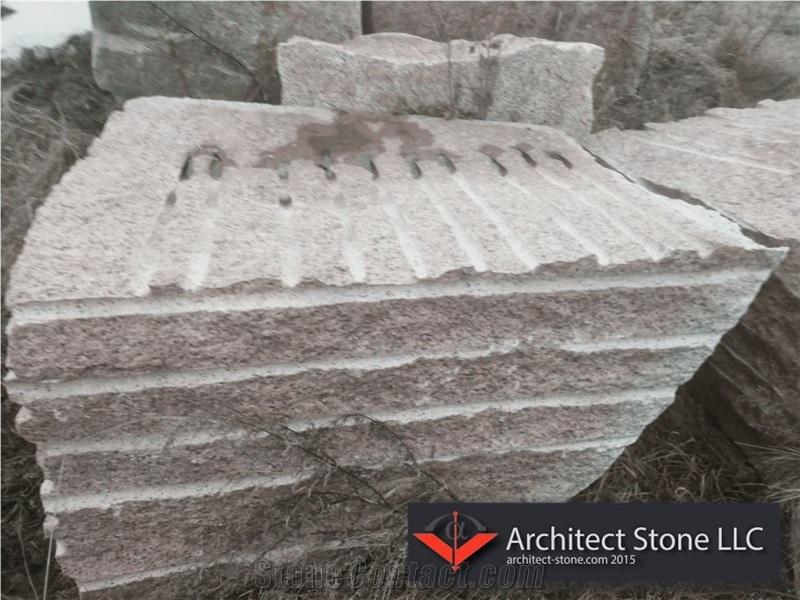 Maple Red Granite Blocks