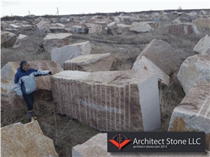 Maple Red Granite Blocks