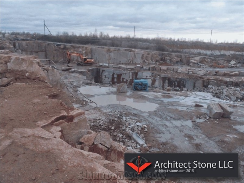 Maple Red Granite Blocks