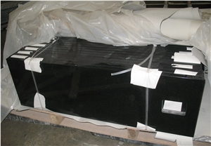 Absolute Black Granite Kitchen Countertops/Worktop, China Black Granite