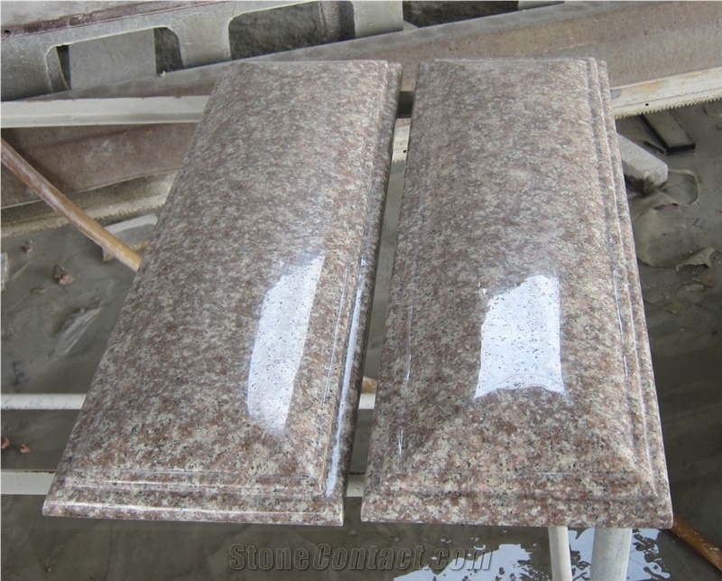 China Cheapst Pink Granite G687 Pier Caps