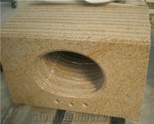 China Rusty Yellow Granite Bath Top & Vanity Top