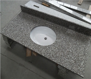China Violet Granite Vanity Tops, China Pink Granite Bathroom Countertops