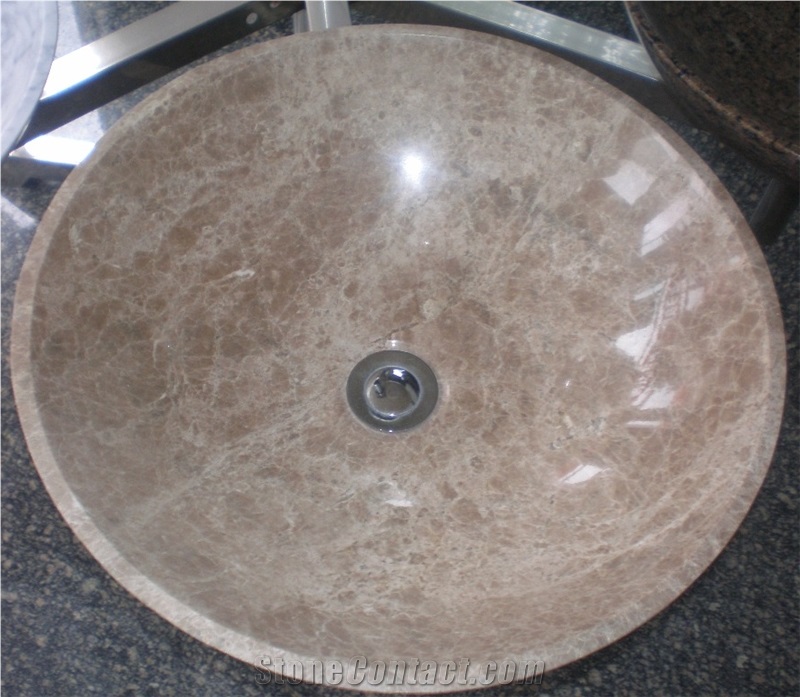 Emprador Light Marble Sinks & Basins