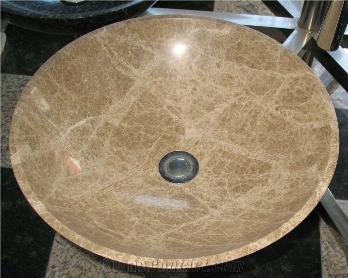 Emprador Light Marble Sinks & Basins
