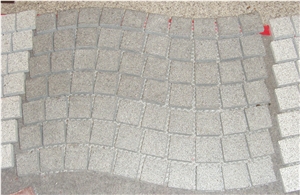 G654 Dark Grey Granite Irregular Paving Stone, China Grey Granite Flooring