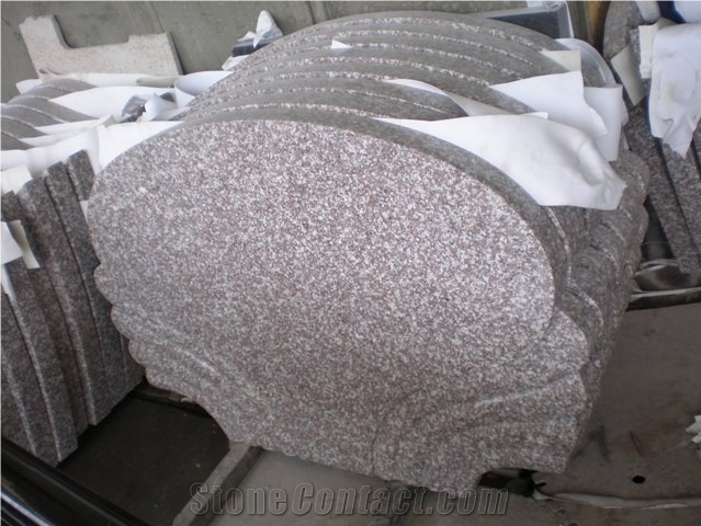 G664 Granite Tombstone & Monument, China Pink Granite Headstones