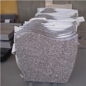 G664 Granite Tombstone & Monument, China Pink Granite Headstones