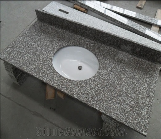 G664 Granite Vanity Top & Bath Top
