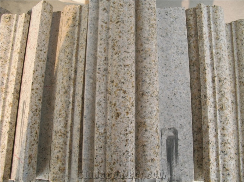 G682 Golden Yellow Granite Border Liners, China Yellow Granite Molding